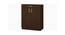 Alana Shoe Rack (Matte Laminate Finish, Coffee Walnut) by Urban Ladder - Rear View Design 1 - 393568