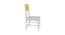 Lavista Study Chair (Mango Yellow, Painted Finish) by Urban Ladder - Design 1 Side View - 393575