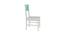 Lavista Study Chair (Misty Turquoise, Painted Finish) by Urban Ladder - Design 1 Side View - 393577