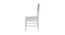 Lavista Study Chair (Strawberry Pink, Painted Finish) by Urban Ladder - Design 1 Side View - 393578