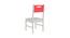 Lavista Study Chair (Strawberry Pink, Painted Finish) by Urban Ladder - Design 1 Close View - 393585