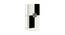 Flora Wardrobe (Matte Laminate Finish, Ivory - Carbon Black) by Urban Ladder - Design 1 Close View - 393587