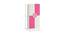 Darmine Wardrobe (Matte Laminate Finish, Ivory - Barbie Pink) by Urban Ladder - Design 1 Close View - 393589