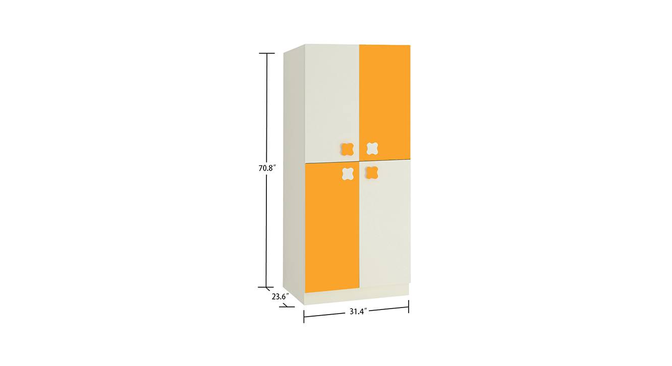 Malani kids wardrobe ivory mango yellow 6
