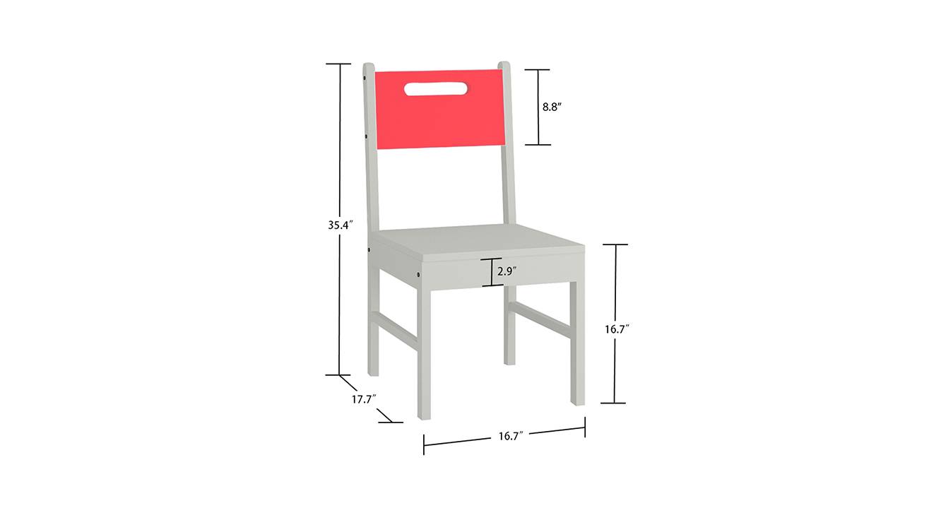 Lyra study chair strawberry pink 6