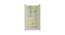 Flora Wardrobe (Matte Laminate Finish, Ivory - Carbon Black) by Urban Ladder - Image 1 Design 1 - 393604