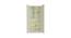 Darmine Wardrobe (Matte Laminate Finish, Lime Yellow - Azure Blue) by Urban Ladder - Image 1 Design 1 - 393607