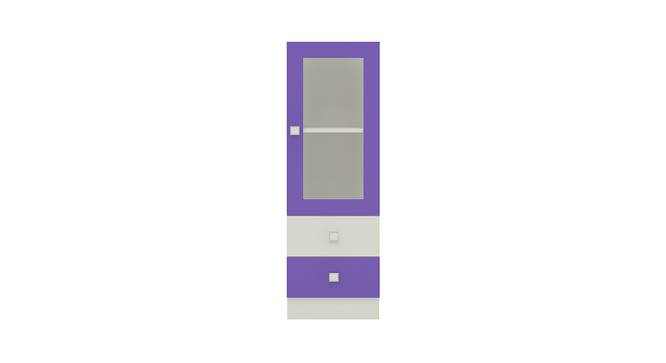 Regalia Bookshelf cum Storage Unit (Matte Laminate Finish, Lavender Purple) by Urban Ladder - Cross View Design 1 - 393637