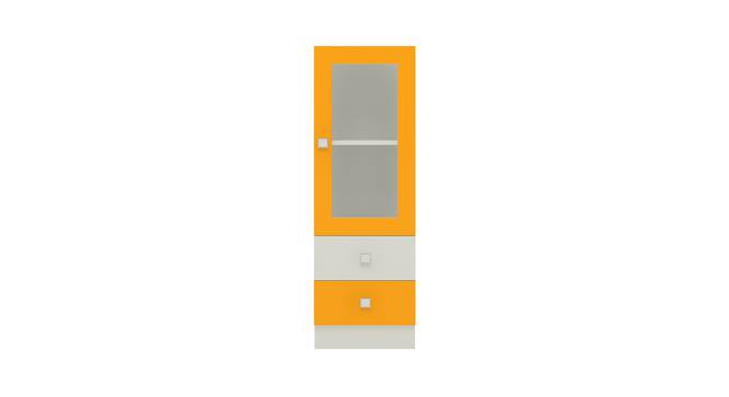 Regalia Bookshelf cum Storage Unit (Matte Laminate Finish, Mango Yellow) by Urban Ladder - Cross View Design 1 - 393638