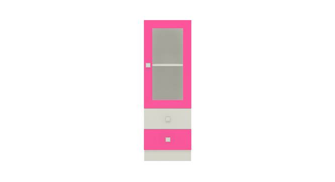 Regalia Bookshelf cum Storage Unit (Matte Laminate Finish, Barbie Pink) by Urban Ladder - Cross View Design 1 - 393639