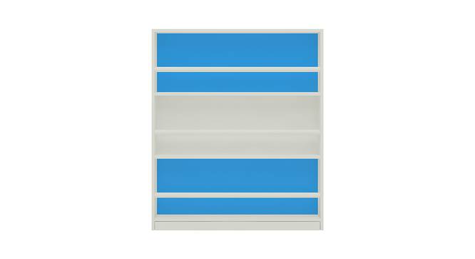 Kelsey Bookshelf (Matte Laminate Finish, Azure Blue) by Urban Ladder - Cross View Design 1 - 393646