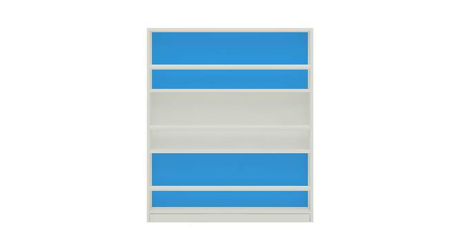 Kelsey Bookshelf (Matte Laminate Finish, Azure Blue) by Urban Ladder - Cross View Design 1 - 393646