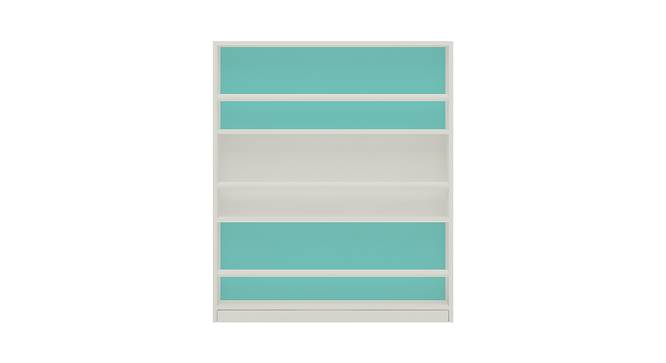 Kelsey Bookshelf (Matte Laminate Finish, Misty Turquoise) by Urban Ladder - Cross View Design 1 - 393647