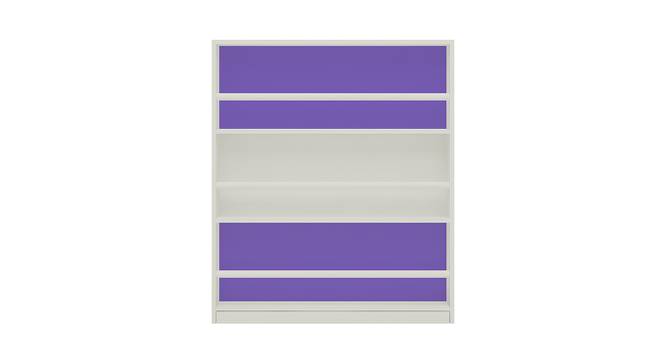 Kelsey Bookshelf (Matte Laminate Finish, Lavender Purple) by Urban Ladder - Cross View Design 1 - 393650