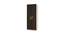 Zahra Wardrobe (Matte Laminate Finish, Spanish Chestnut - Mango Yellow) by Urban Ladder - Front View Design 1 - 393652