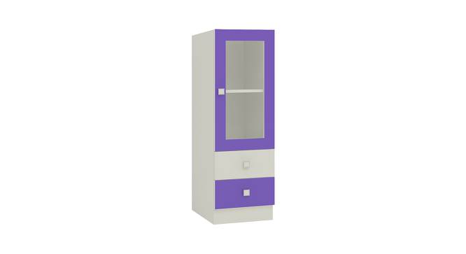 Regalia Bookshelf cum Storage Unit (Matte Laminate Finish, Lavender Purple) by Urban Ladder - Front View Design 1 - 393655
