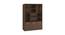 Angelica Bookshelf cum Display Unit (Matte Laminate Finish, Tawny Cambric) by Urban Ladder - Front View Design 1 - 393658