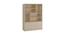 Angelica Bookshelf cum Display Unit (Matte Laminate Finish, Bronze Cambric) by Urban Ladder - Front View Design 1 - 393659
