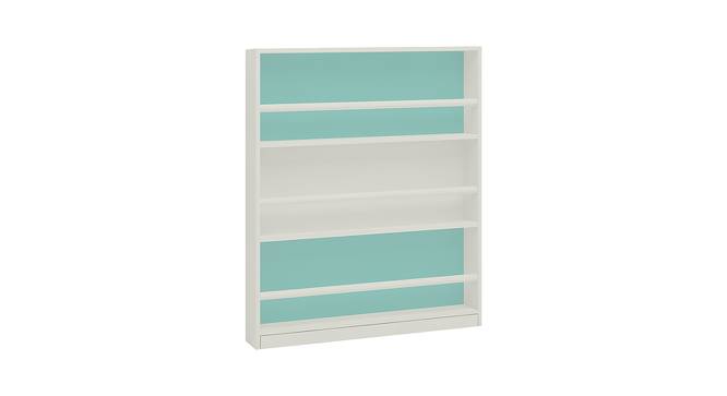 Kelsey Bookshelf (Matte Laminate Finish, Misty Turquoise) by Urban Ladder - Front View Design 1 - 393664