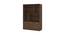 Angelica Bookshelf cum Display Unit (Matte Laminate Finish, Tawny Cambric) by Urban Ladder - Rear View Design 1 - 393675