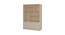 Angelica Bookshelf cum Display Unit (Matte Laminate Finish, Bronze Cambric) by Urban Ladder - Rear View Design 1 - 393676