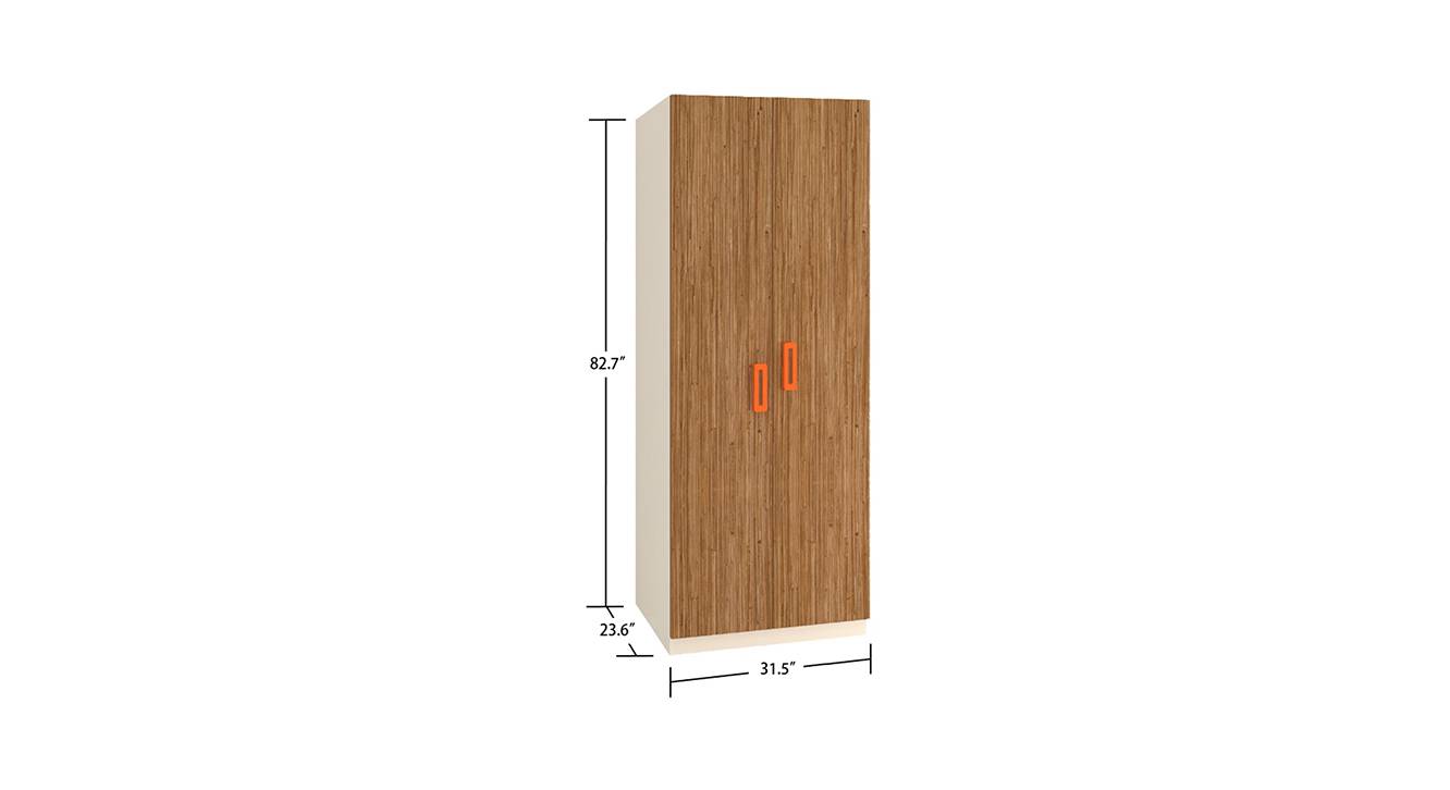 Miranda wardrobe mauritian bamboo light orange 6