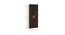 Zahra Wardrobe (Matte Laminate Finish, Spanish Chestnut - Mango Yellow) by Urban Ladder - Design 1 Close View - 393698