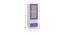 Regalia Bookshelf cum Storage Unit (Matte Laminate Finish, Lavender Purple) by Urban Ladder - Design 1 Close View - 393701