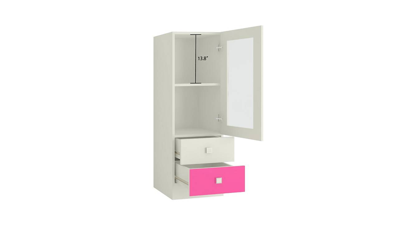 Minerva bookshelf barbie pink 7