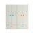 Renata kids wardrobe azure blue light orange lp