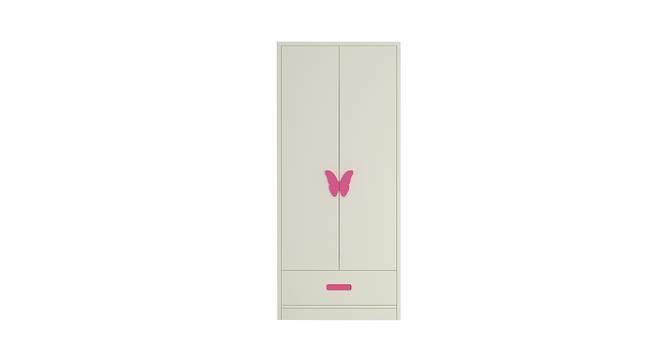 Palencia Wardrobe (Matte Laminate Finish, Barbie Pink) by Urban Ladder - Cross View Design 1 - 393738