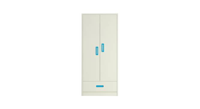 Palencia Wardrobe (Matte Laminate Finish, Azure Blue) by Urban Ladder - Cross View Design 1 - 393739