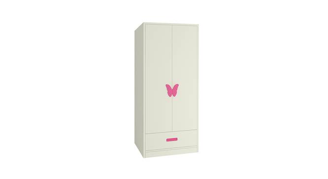 Palencia Wardrobe (Matte Laminate Finish, Barbie Pink) by Urban Ladder - Front View Design 1 - 393755