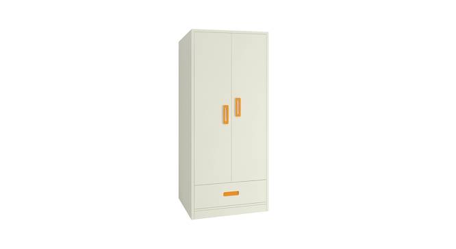 Palencia Wardrobe (Matte Laminate Finish, Mango Yellow) by Urban Ladder - Front View Design 1 - 393757