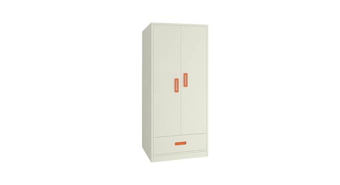 Palencia Wardrobe (Matte Laminate Finish, Light Orange) by Urban Ladder - Front View Design 1 - 393759