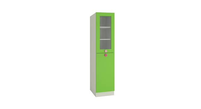Petite Bookshelf cum Storage Unit (Matte Laminate Finish, Verdant Green) by Urban Ladder - Front View Design 1 - 393763