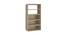 Cecelia Bookshelf cum Display Unit (Matte Laminate Finish, Bronze Cambric) by Urban Ladder - Front View Design 1 - 393766