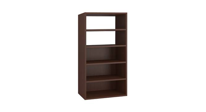 Cecelia Bookshelf cum Display Unit (Matte Laminate Finish, Coffee Walnut) by Urban Ladder - Front View Design 1 - 393767