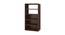 Cecelia Bookshelf cum Display Unit (Matte Laminate Finish, Coffee Walnut) by Urban Ladder - Rear View Design 1 - 393784
