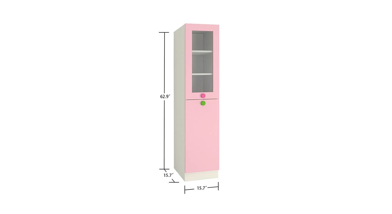 Petite bookshelf english pink 6