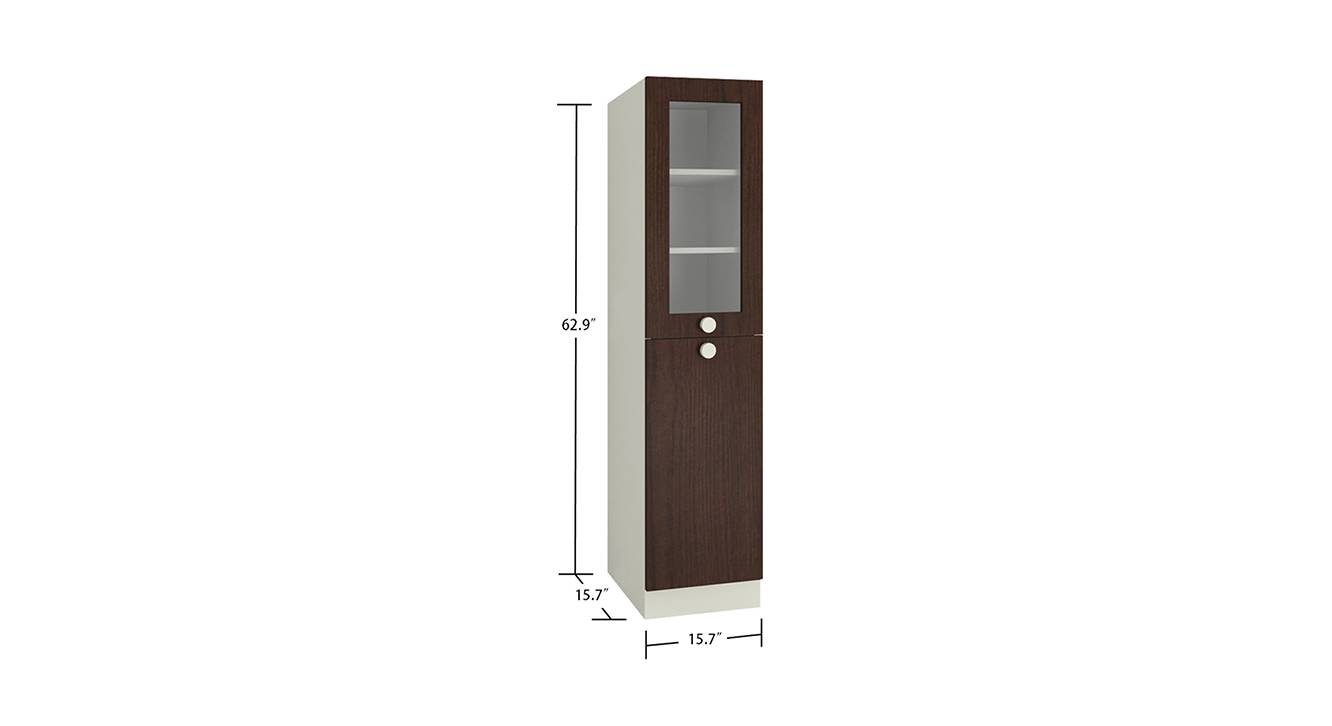 Petite bookshelf coffee walnut 6