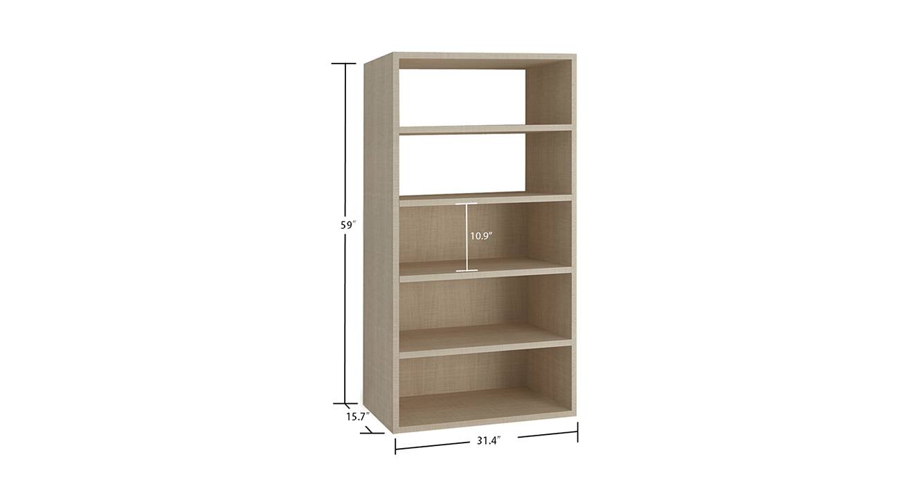 Odessa bookshelf bronze cambric 6
