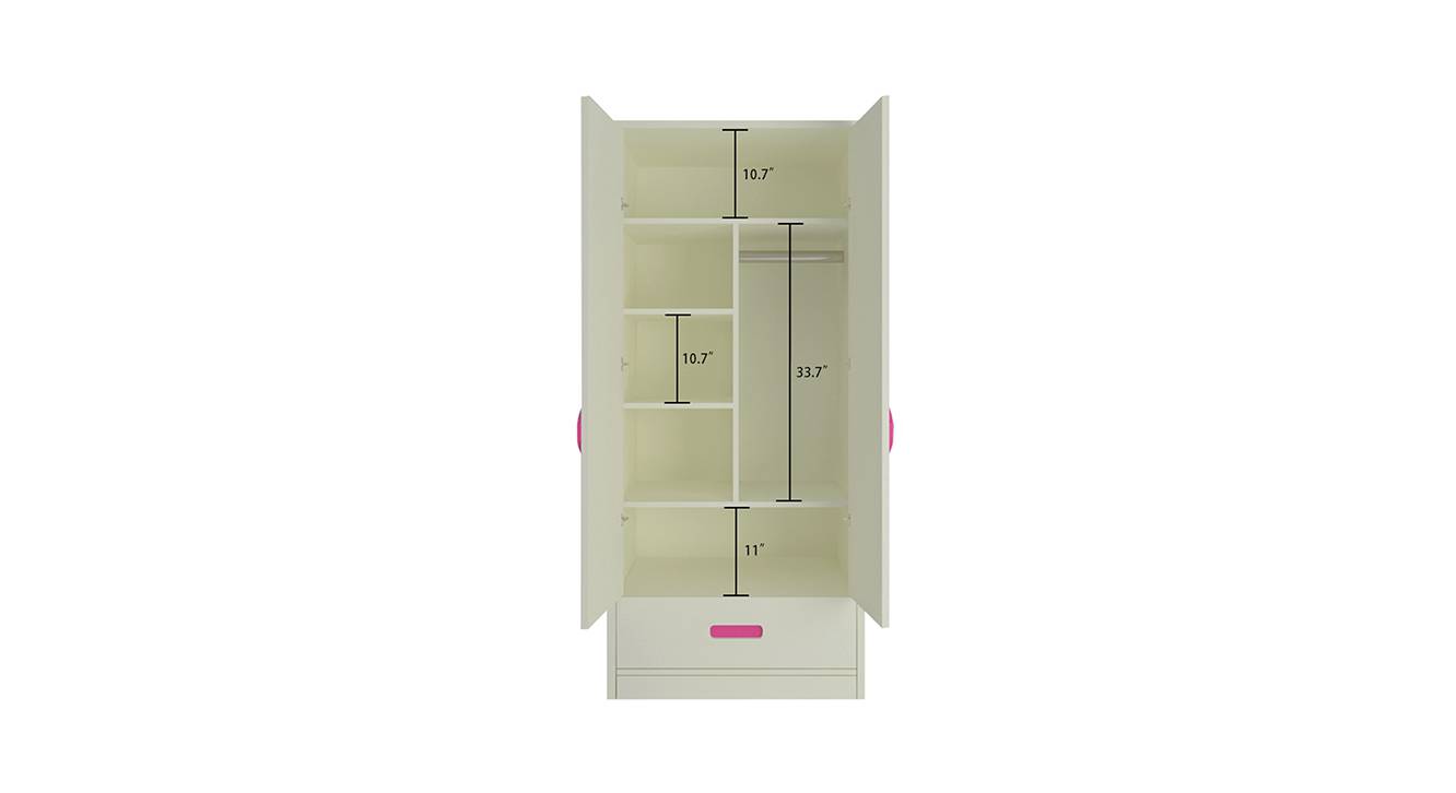 Renata kids wardrobe barbie pink 7