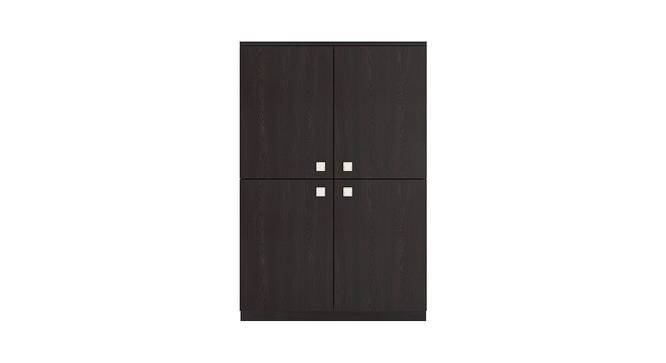 Romano Bookshelf cum Storage Unit (Matte Laminate Finish, Antique Ebony) by Urban Ladder - Cross View Design 1 - 393857