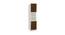 Roca Bookshelf cum Display Unit (Matte Laminate Finish, Coffee Walnut) by Urban Ladder - Front View Design 1 - 393866