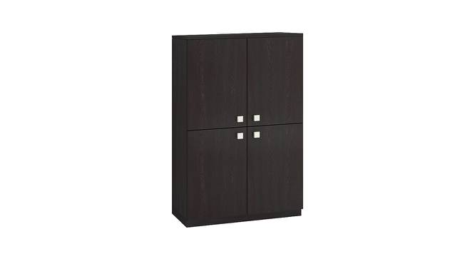 Romano Bookshelf cum Storage Unit (Matte Laminate Finish, Antique Ebony) by Urban Ladder - Front View Design 1 - 393871