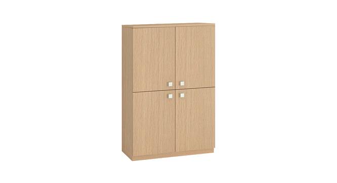 Romano Bookshelf cum Storage Unit (Matte Laminate Finish, Canadian Maple) by Urban Ladder - Front View Design 1 - 393872