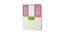 Lara Wardrobe (Matte Laminate Finish, Barbie Pink - Verdant Green) by Urban Ladder - Rear View Design 1 - 393873