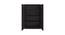 Romano Bookshelf cum Storage Unit (Matte Laminate Finish, Antique Ebony) by Urban Ladder - Design 1 Side View - 393897
