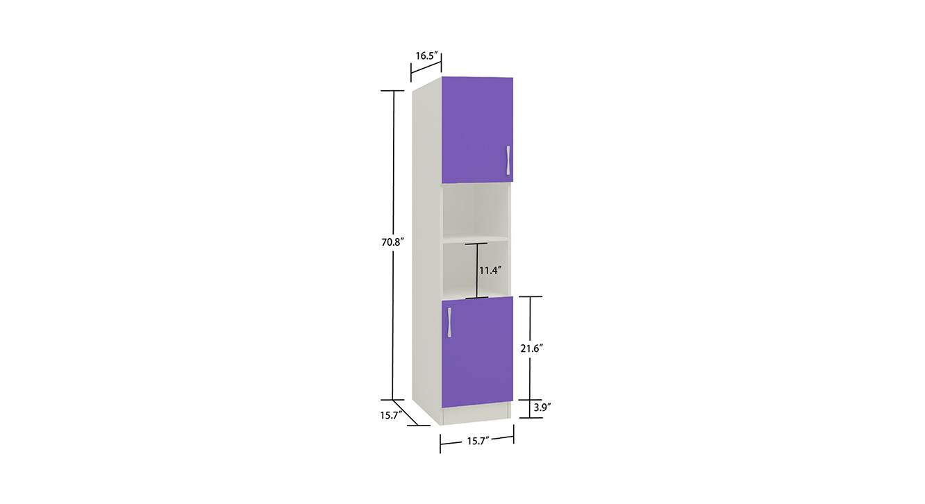 Roca bookshelf lavender purple 6